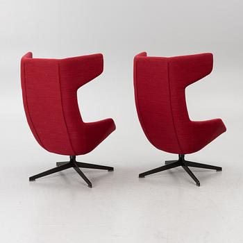 Alfredo Häberli, armchairs, a pair, “Take a Line for a Walk”, Moroso, second half of the 20th century.
