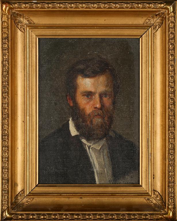 WILHELMINA LAGERHOLM, olja på duk, signerad och daterad 1859.