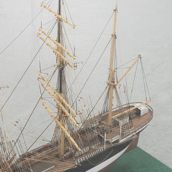 A model of a ship, second half of the 20th Century.