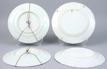 TALLRIKAR, 7 st, porslin, Kina, 1700/1800-tal.