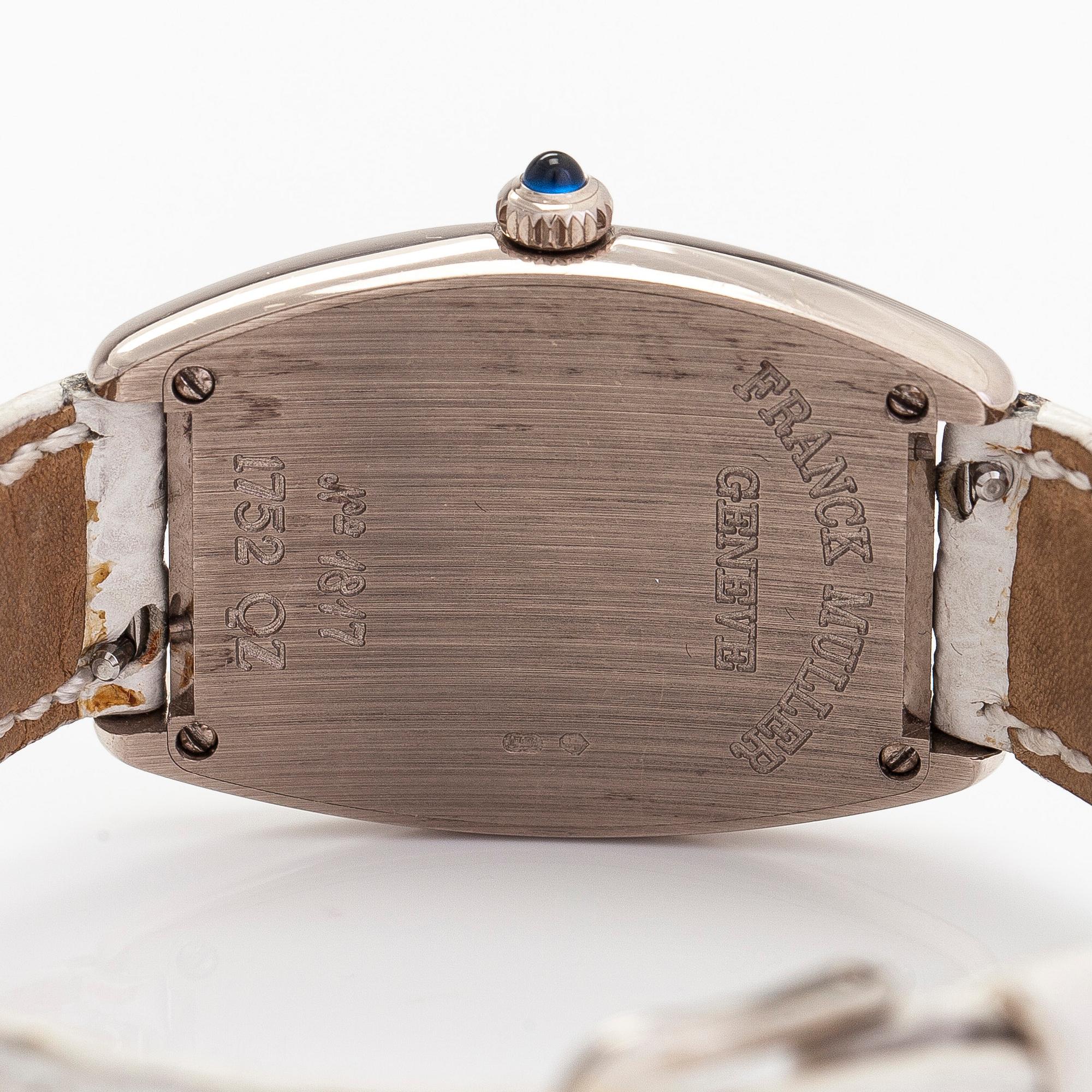 Franck Muller, Cintrée Curvex, wristwatch, 25 x 29 (35) mm.