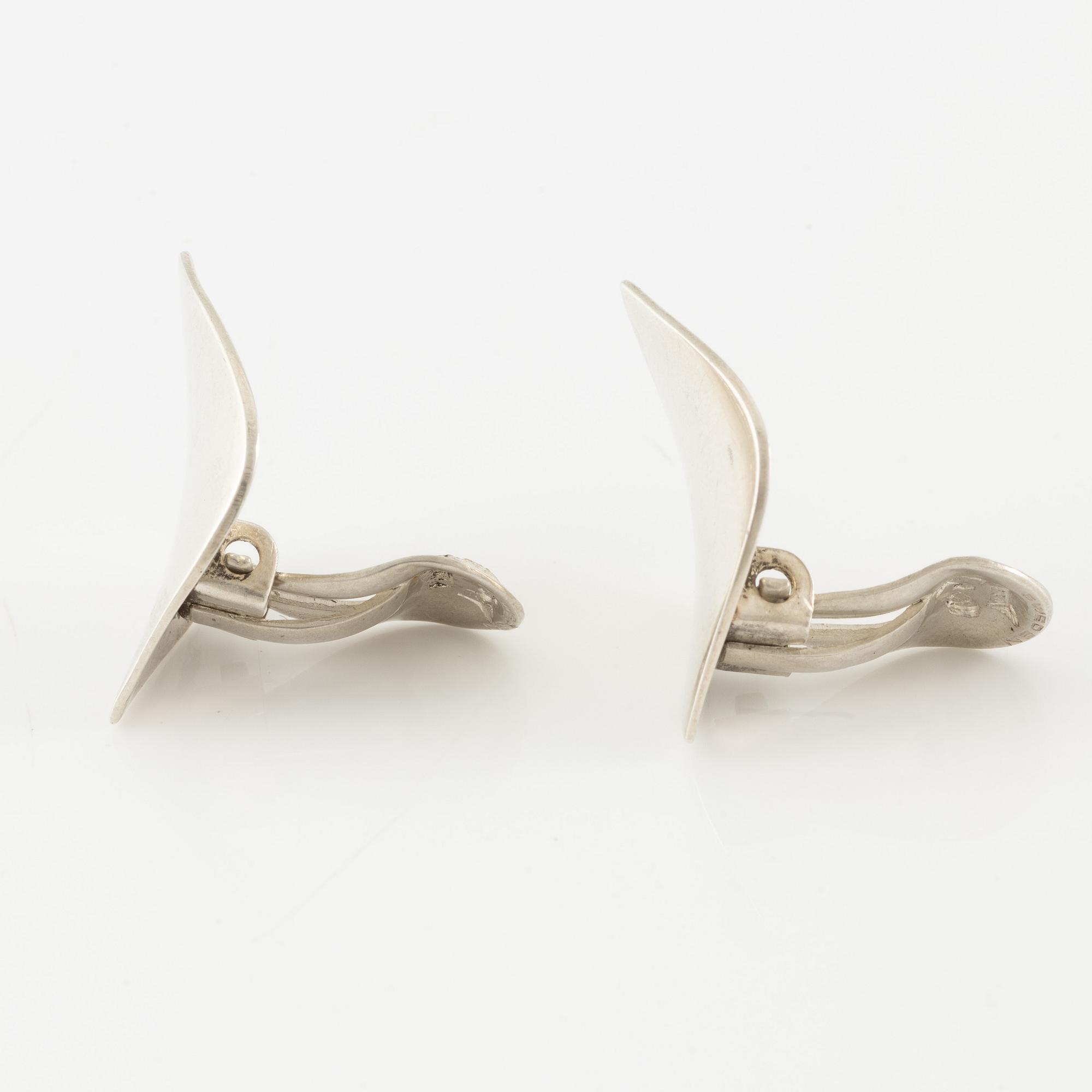 Flavia och Borgila, collier och örhängen, silver.