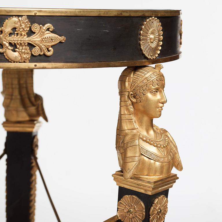 An Empire-style table, second part of the 19th century.