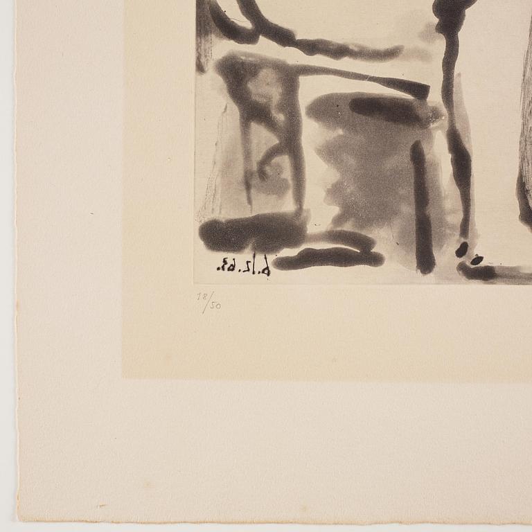 Pablo Picasso, "Le Peintre Et Son Modèle".
