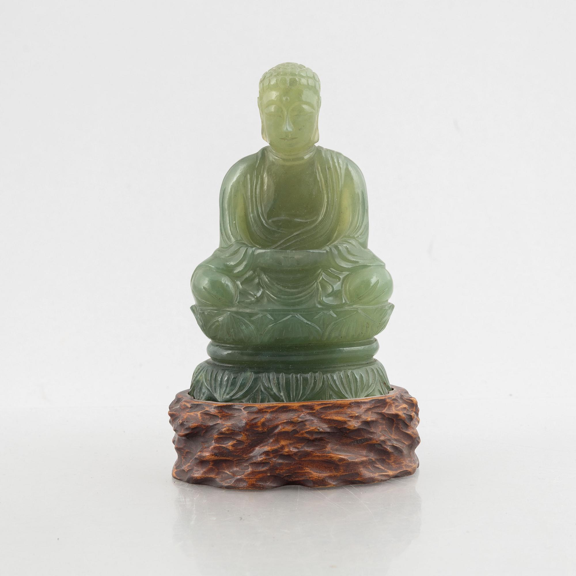 Buddha, bowenit. Kina, 1900-tal.