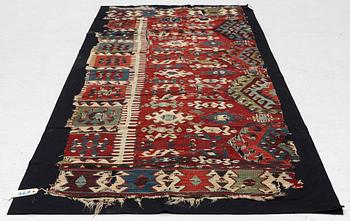 Kelim fragment, West Anatolia, c. 223 x 86 cm.