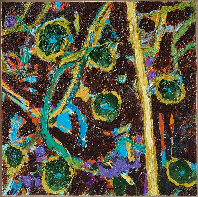 Björn Wessman, olja på duk, signerad a tergo.