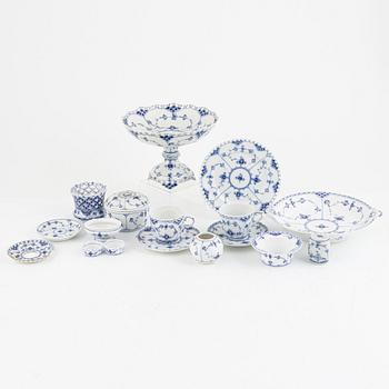 A 30-piece 'Musselmalet' porcelain coffee service, Royal Copenhagen, Denmark.