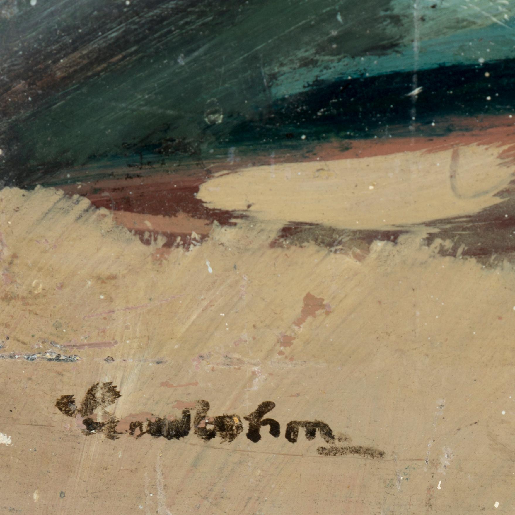 SIXTEN LUNDBOHM, oil on panel, stamp signed, signed and dated Ibiza 1967.