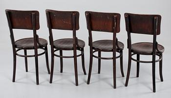STOLAR, 4 st, Thonet Mundus-Borlova, 1900-talets första häft.