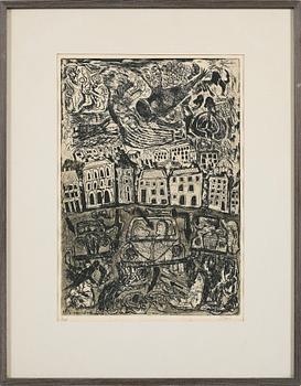 WILLIBALD STORN, etching, signed and numbered 2/8.