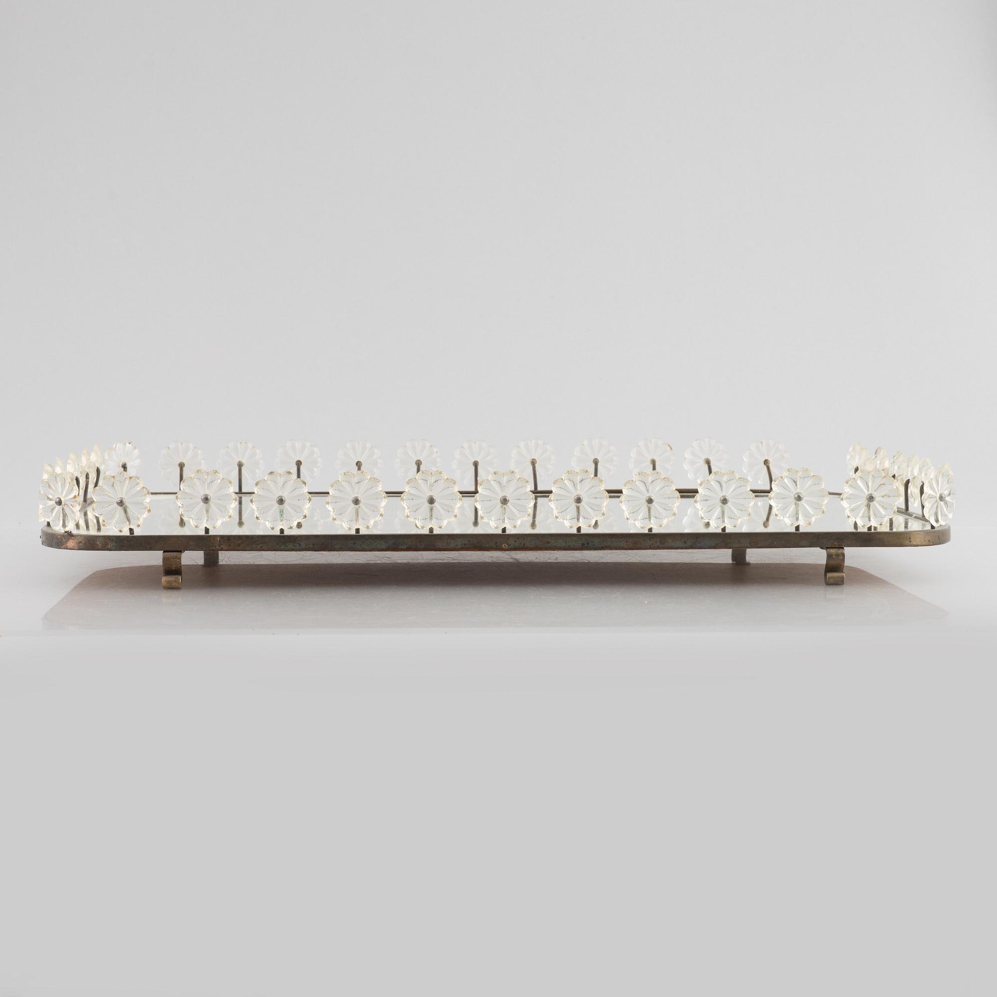 Firma Svenskt Tenn, a surtout de table, Stockholm, 1940s-50s.