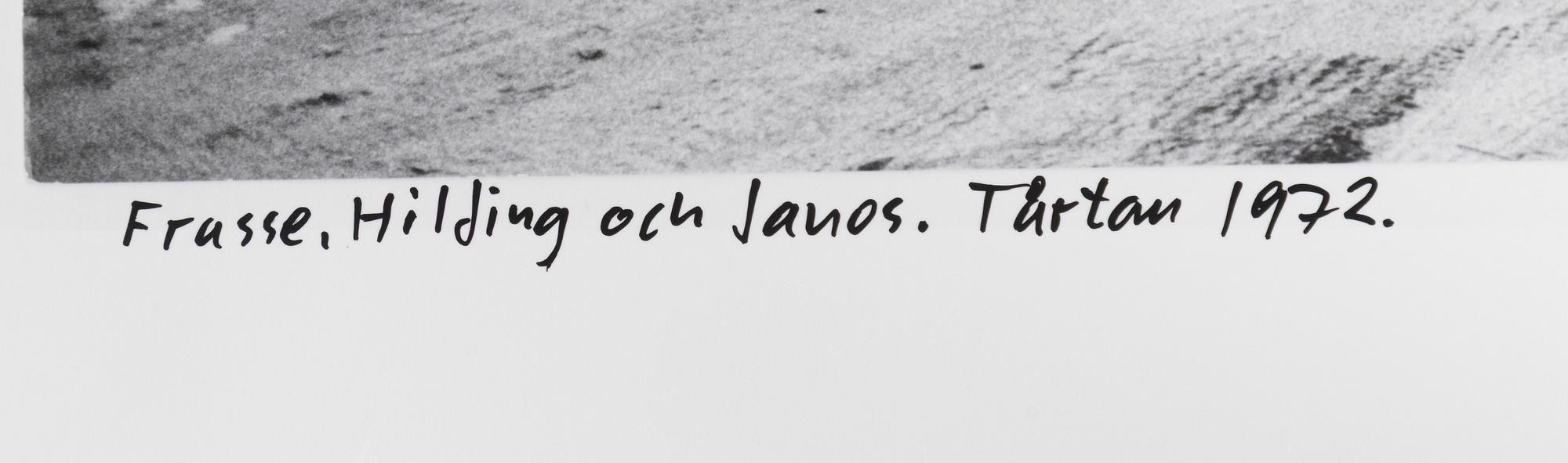 Carl Johan De Geer, "Frasse, Hilding och Janos. Tårtan 1972".