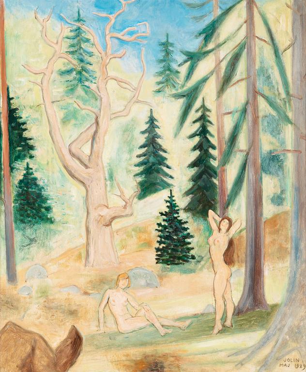 Einar Jolin, Modeller ute i det gröna.