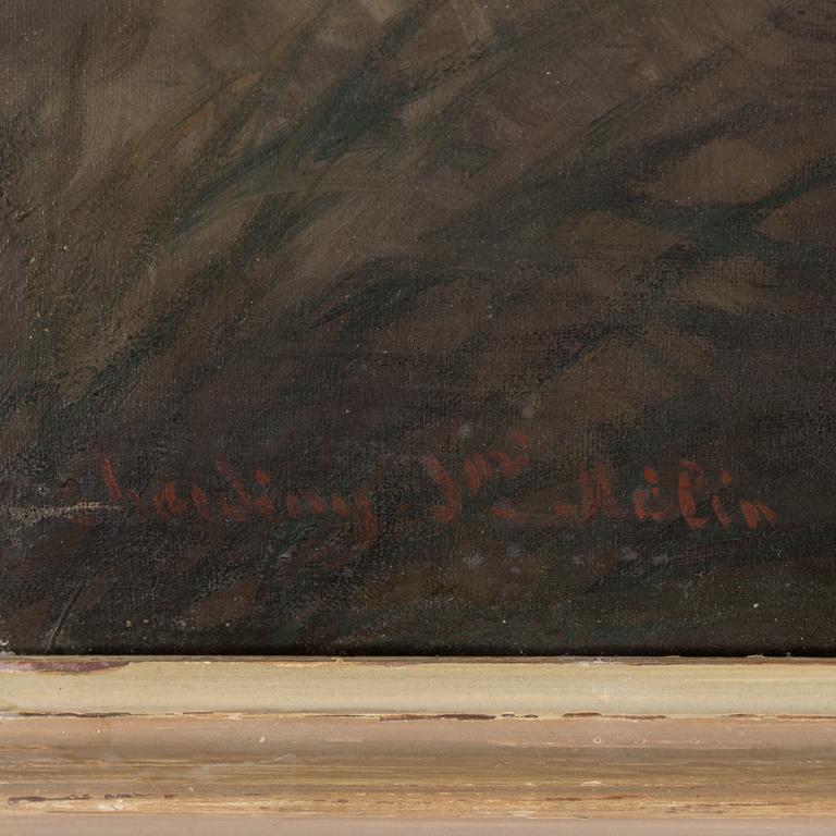 OKÄND KONSTNÄR, olja på duk, bär signatur, England, omkring 1900.