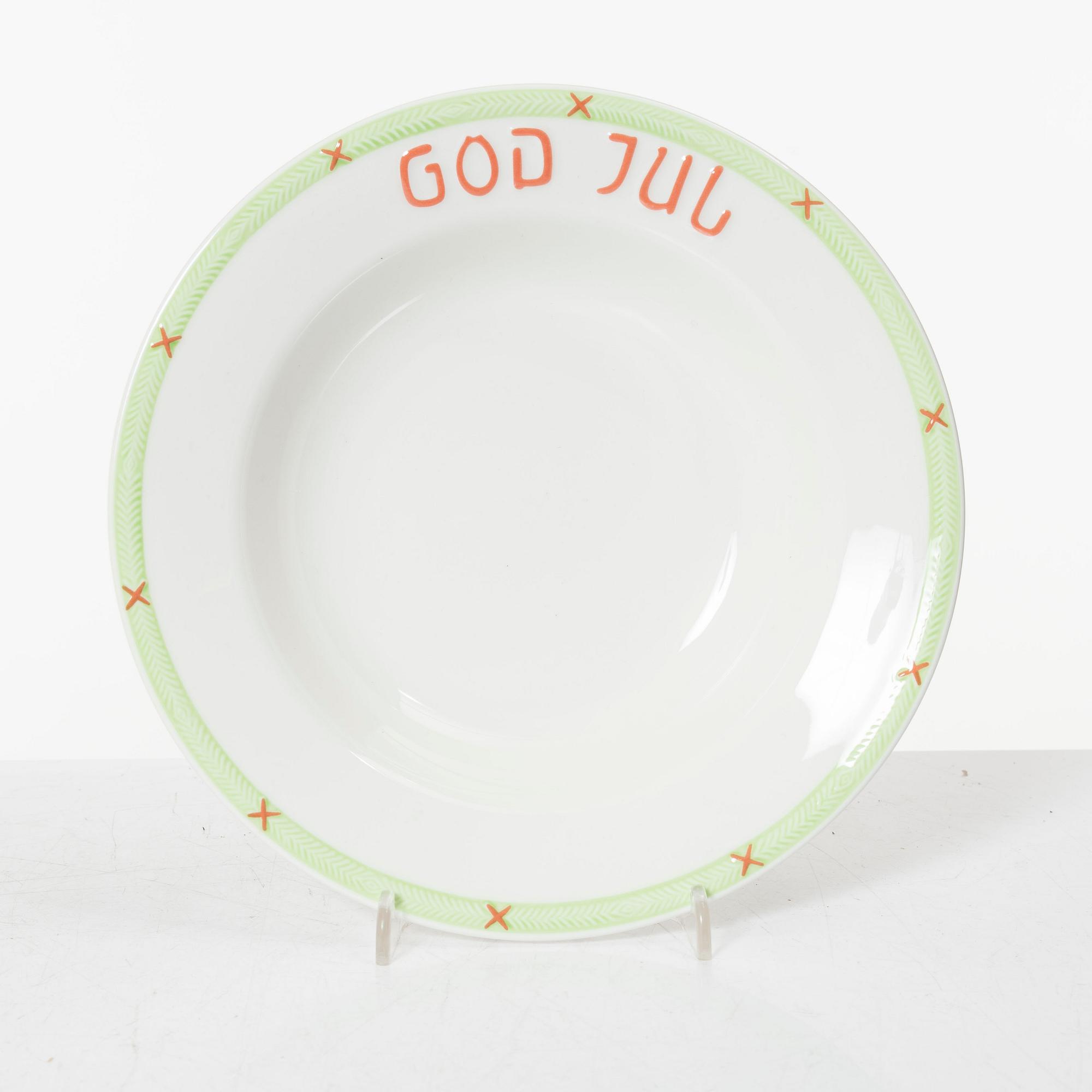 Julservis, "God Jul", 21 delar, Rörstrand,