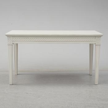 A 21st century Gustavian style coffee table.