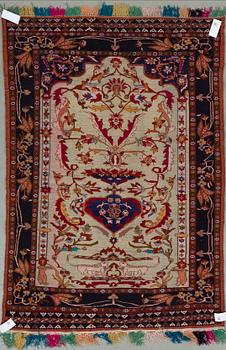 MATTA, Khorasan, part silk. Ca 170x120 cm.