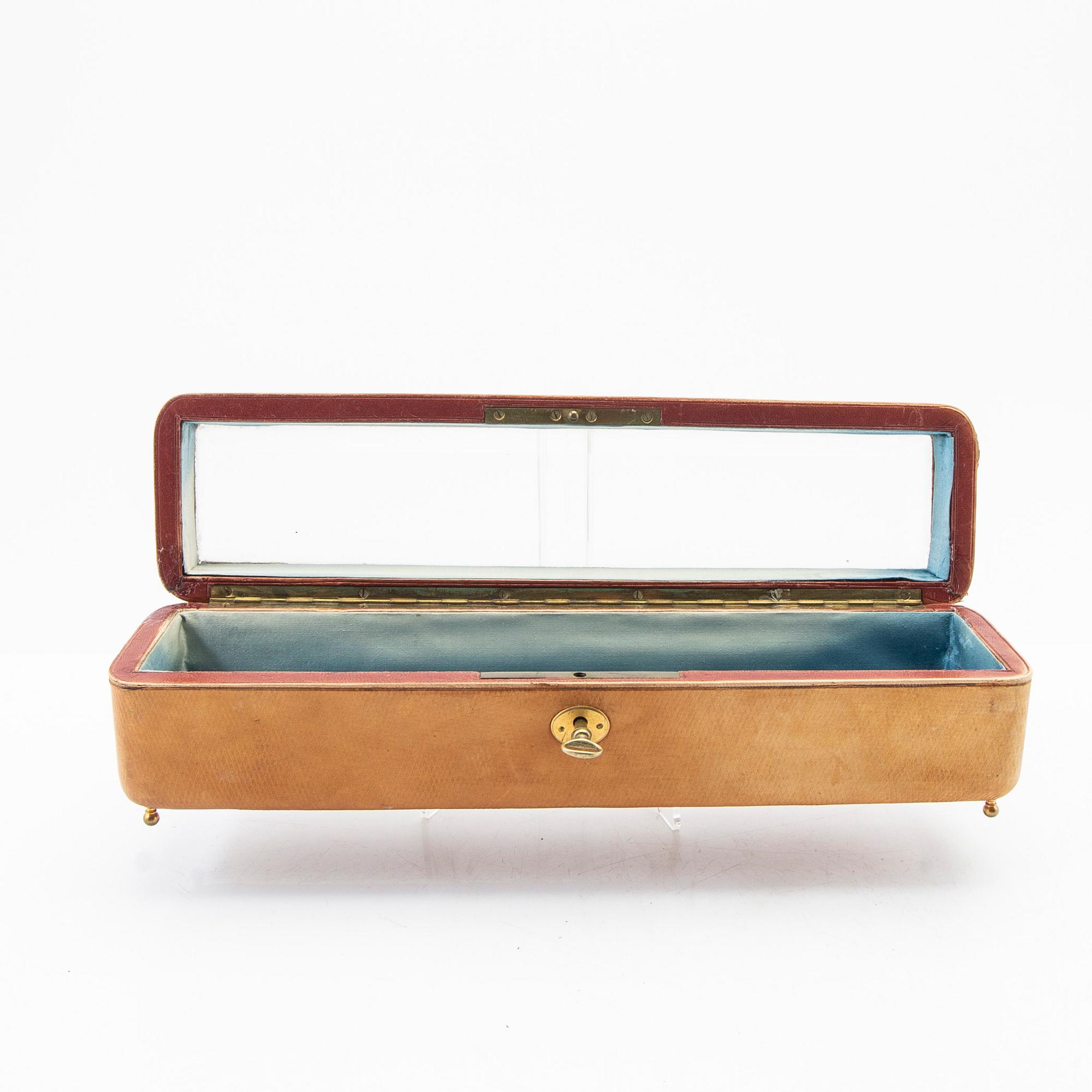 Jewellery boxes, 2 pcs, 20th century.