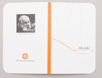 TAPIO WIRKKALA, KAKSPADE och KAFFESKEDAR, 6 st, "Marski"-serien, Kultakeskus, Tavastehus 2002.