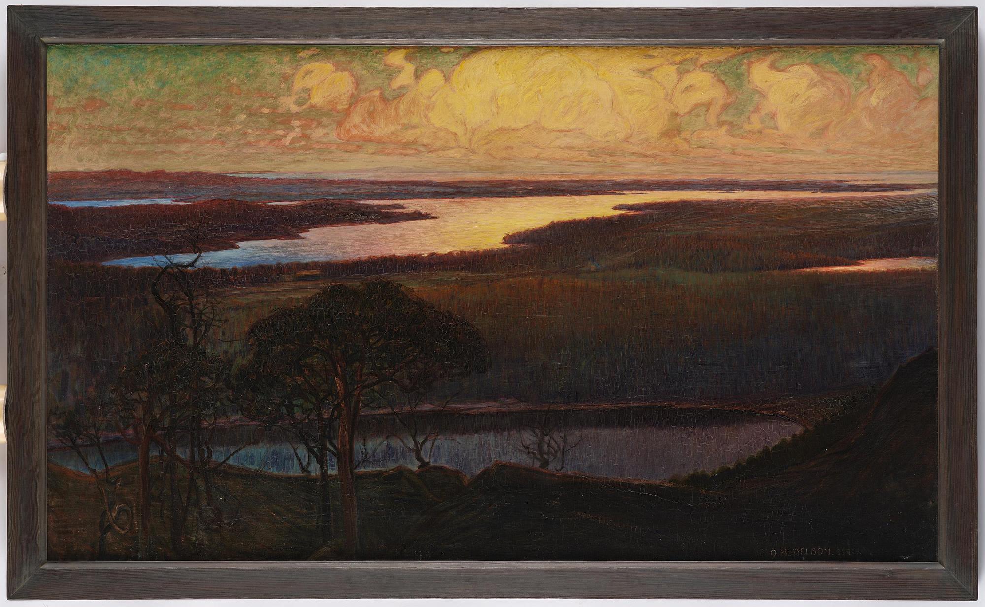 Otto Hesselbom, Skymning över Dalsland.