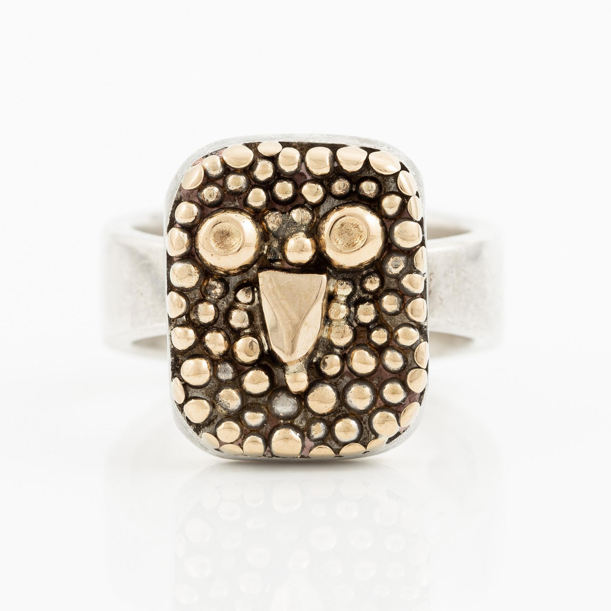 Sven-Erik Högberg, ring, sterling silver, Gothenburg 1984.