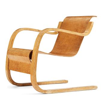 343. Alvar Aalto, a model nr 31 birch armchair by O.y Huonekalu-ja Rakennustyötehdas for Artek, Finland.