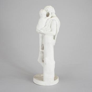 SKULPTUR, parian, F. Kiellberg, stämpelsignerad och daterad 1869, tillverkad mellan 1870-1907.