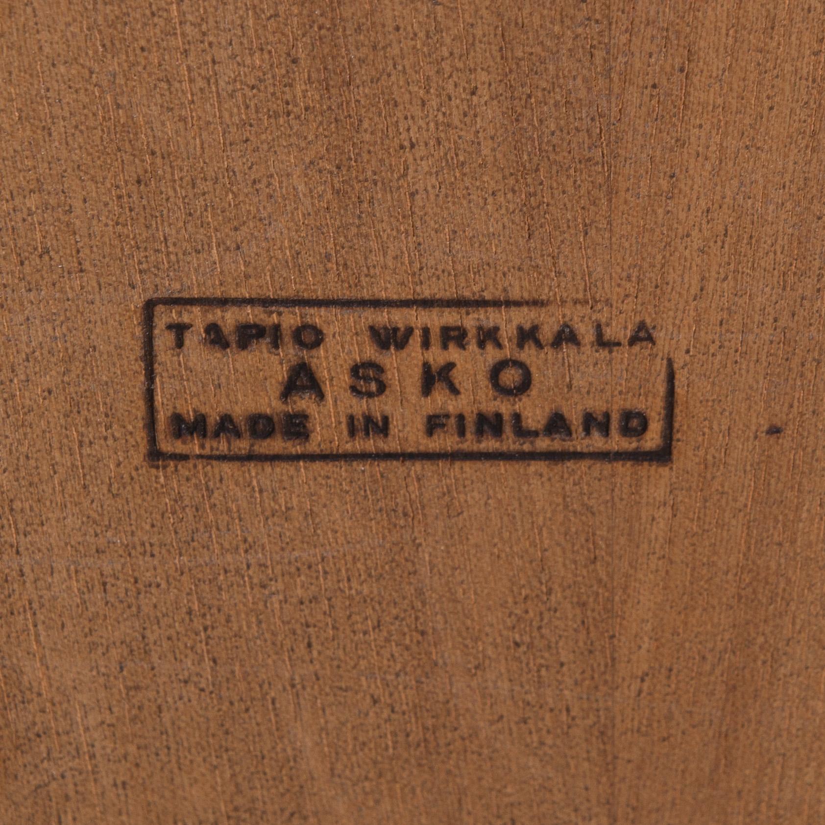 TAPIO WIRKKALA, BORD. Brännmärkt Tapio Wirkkala, Asko, Made in Finland. 1960-tal.