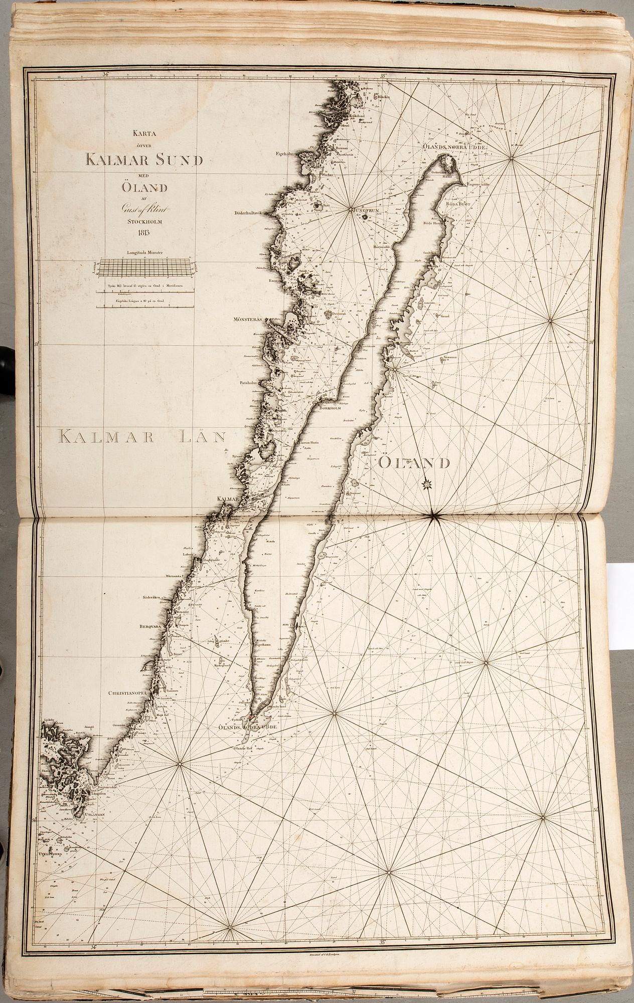 Gustaf af Klint, book, "Sweden's Maritime Atlas", 1797-1815.