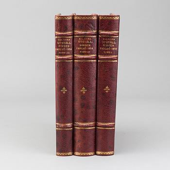 OFFICIELL BERÄTTELSE ÖFVER BALTISKA UTSTÄLLNINGEN I MALMÖ 1914. 3 vol.