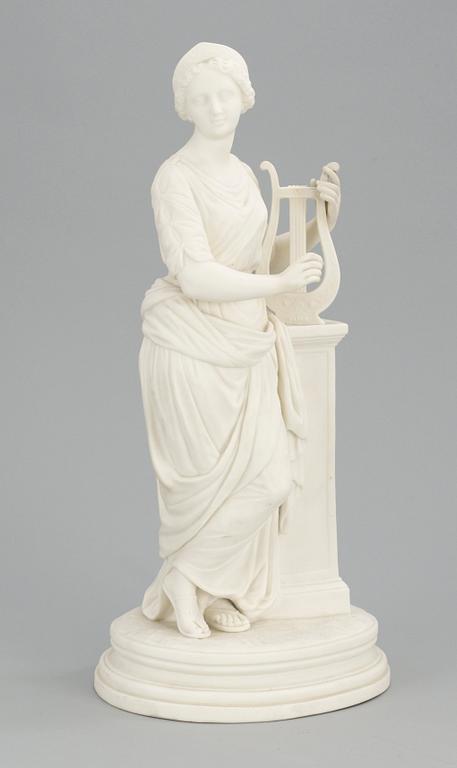FIGURIN, parian. Gustavsberg.