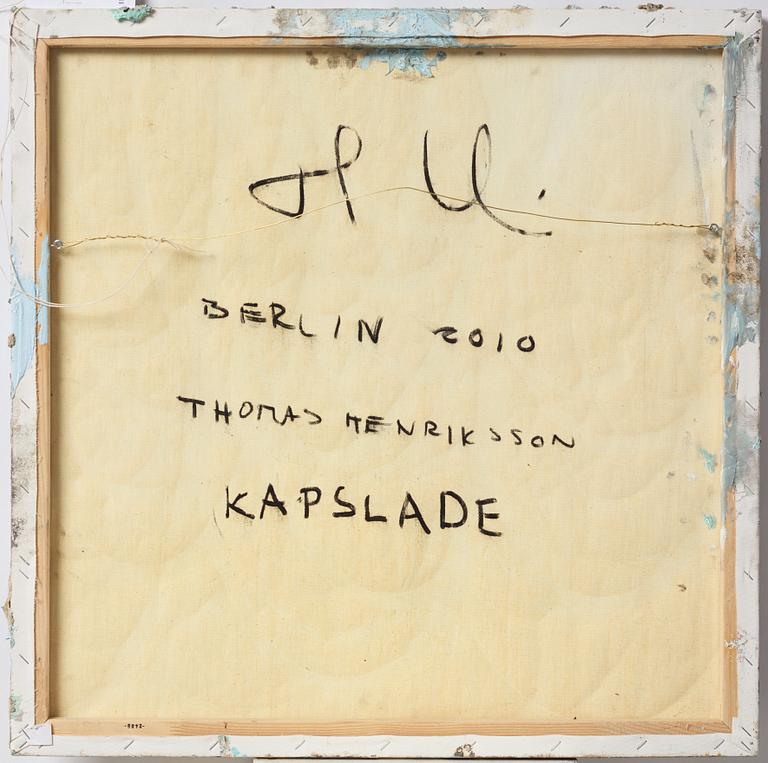 Thomas Henriksson, olja på duk, signerad och daterad Berlin 2010 a tergo.