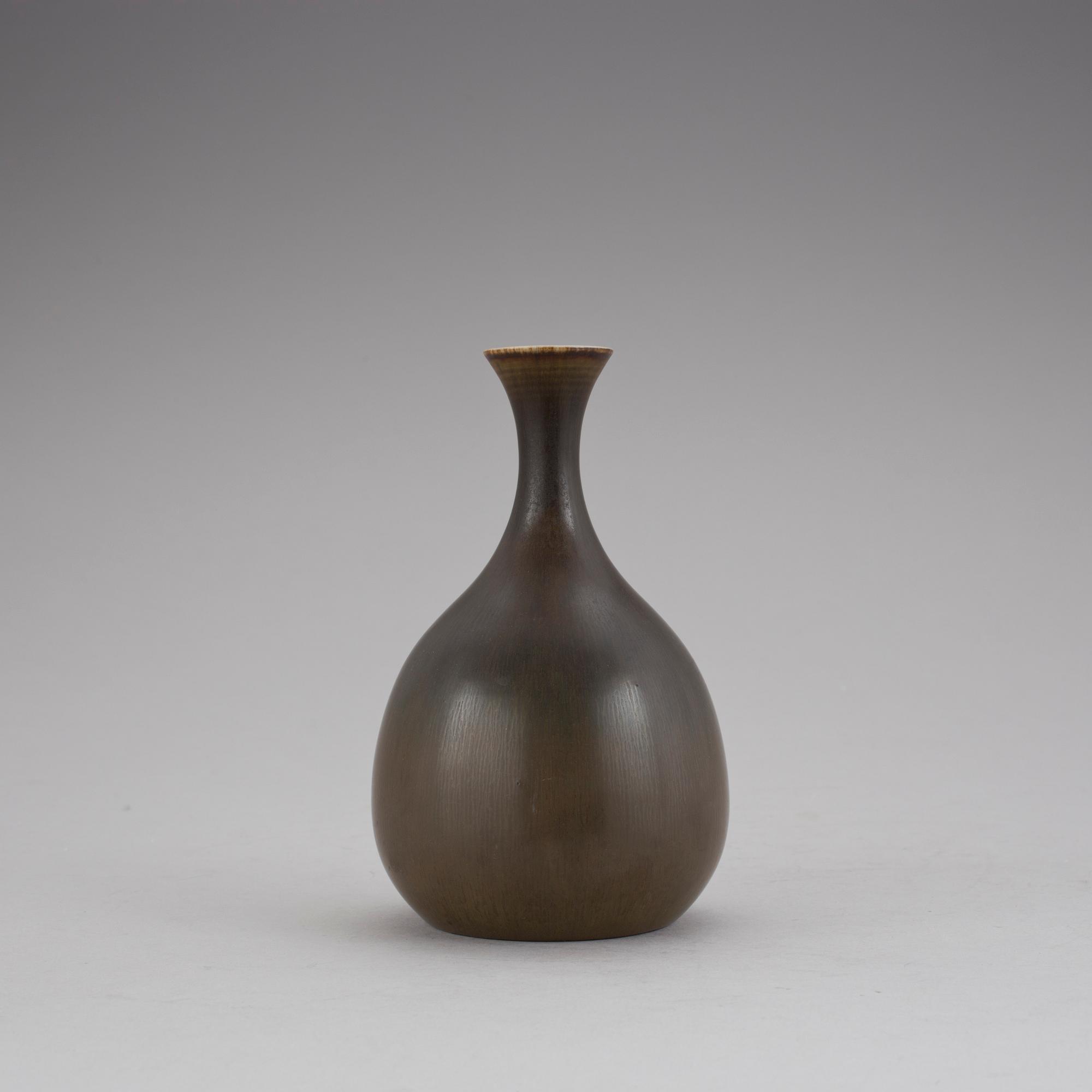 VAS, stengods, Carl-Harry Stålhane, Rörstrand, 1956, unik.