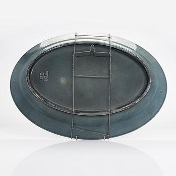 Birger Kaipiainen, a decorative ceramic plate signed Kaipiainen Arabia.