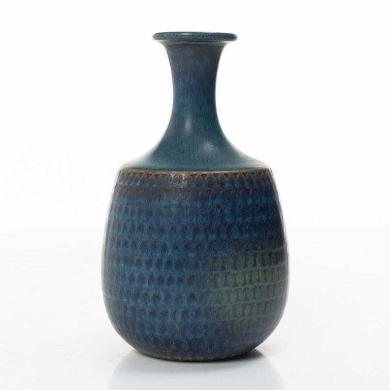 Stig Lindberg, a stoneware vase, Gustavsberg Studio 1964.