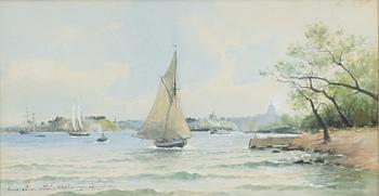 Anna Palm de Rosa, "Stockholm från Djurgården".