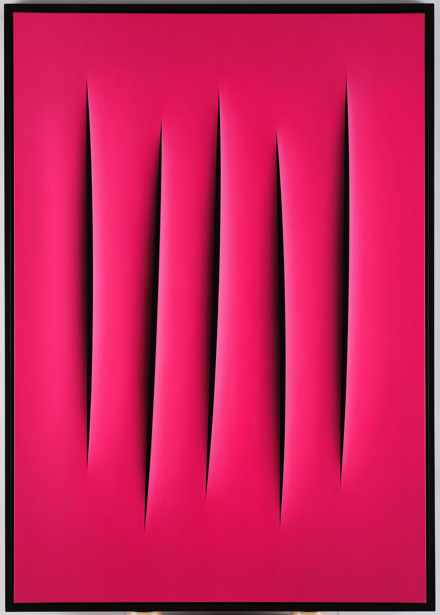 Ralf Arzt, "Trompe l'oeil Hommage à Fontana 2.0 IX".