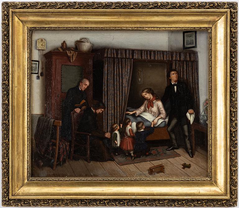 Unknown artist, 19th century, A final farewell.