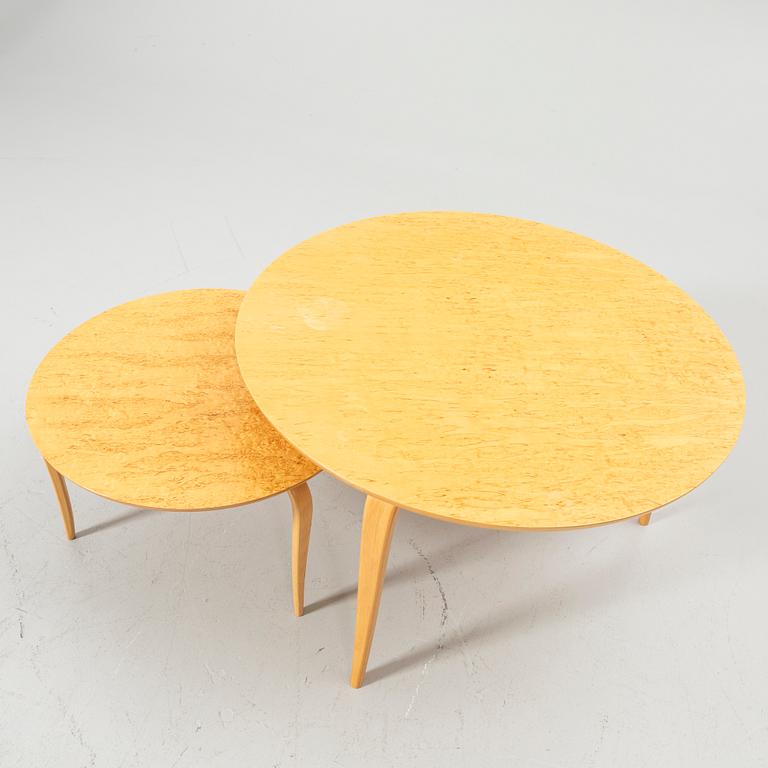 Bruno Mathsson, Coffee tables, 2, "Annika", Dux, latter half of the 20th century.