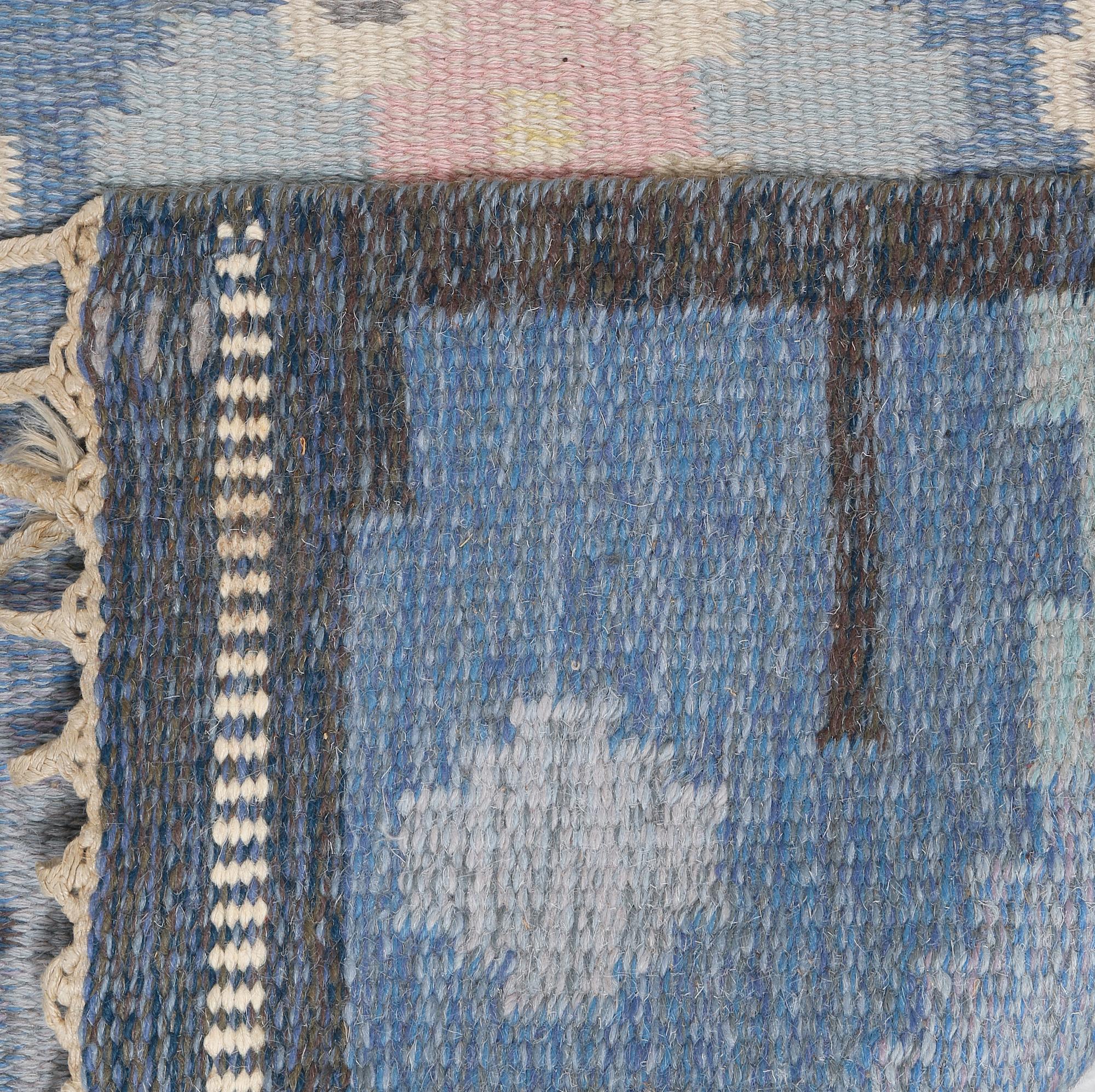 MATTA, rölakan, 163 x 85 cm,  Ingegerd Silow, monogramsignerad, 1900-talets andra hälft.