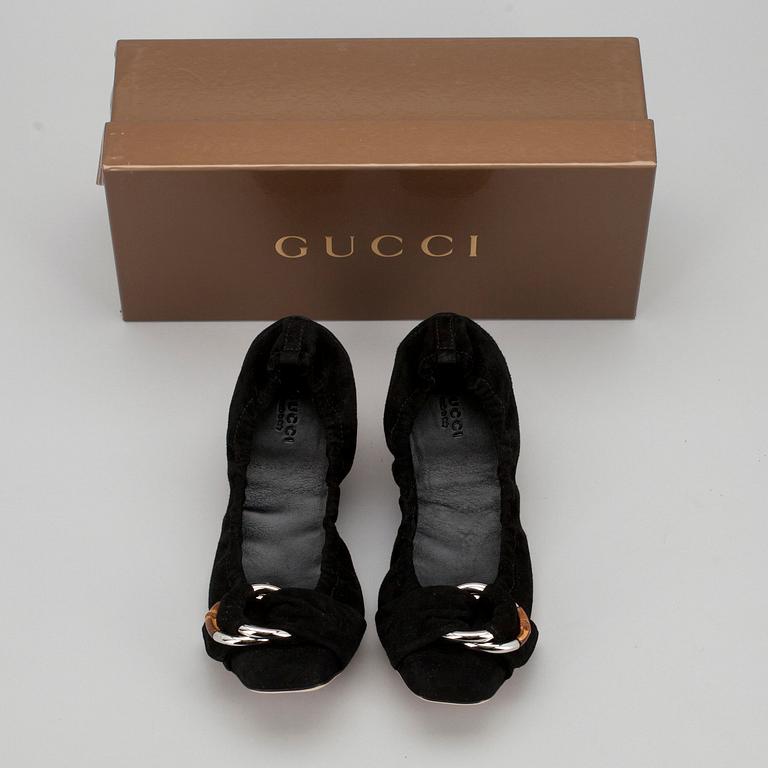 SKOR, ballerinas, Gucci.