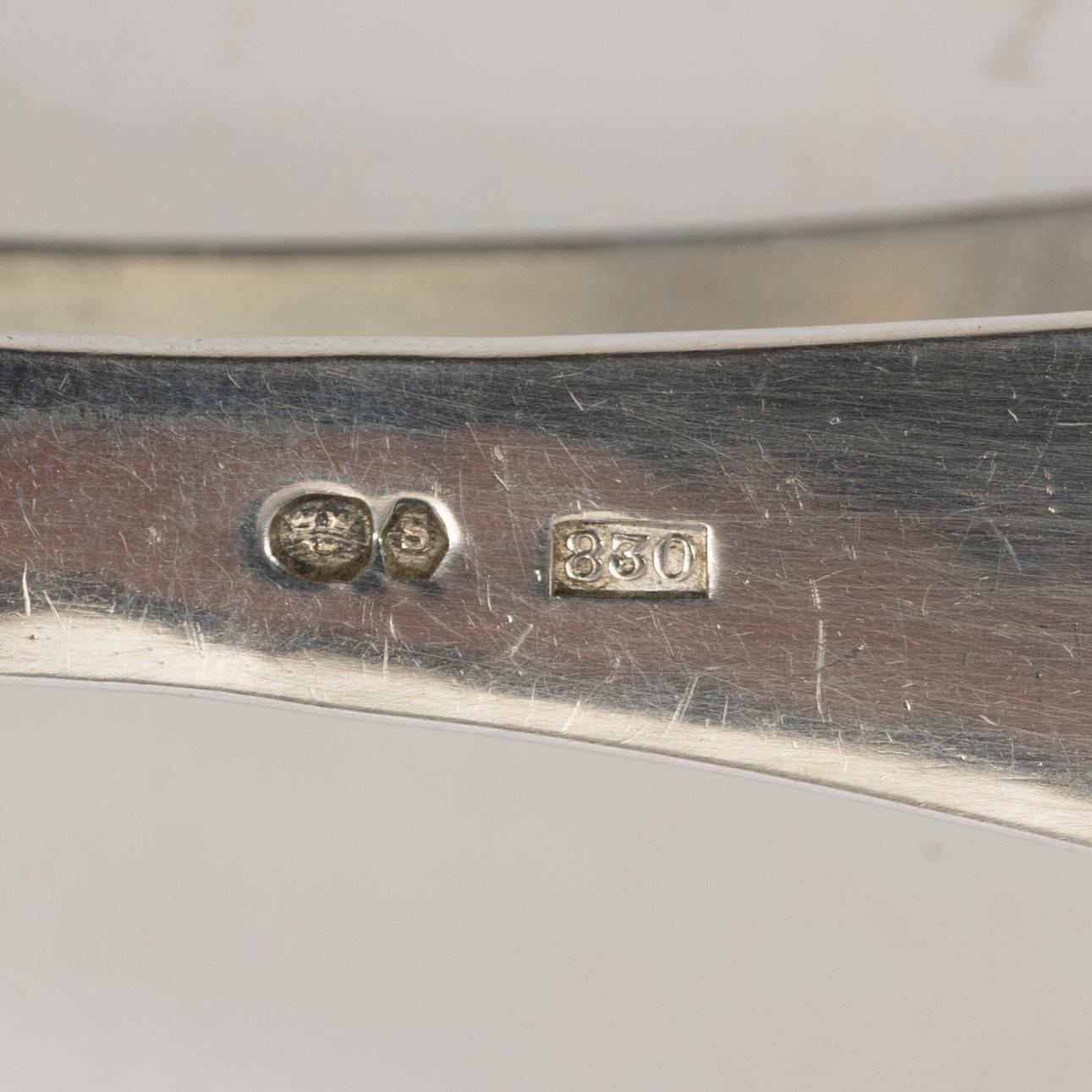 Georg Jensen, sockertång, silver, design nr 108, Köpenhamn 1919-1927.