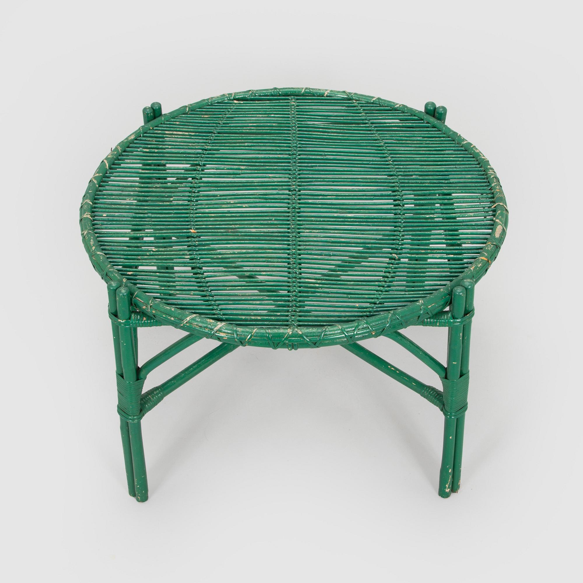 Aino Aalto, Puutarhapöytä, malli 3565, Artekin piirustuskonttori, 1950-luvun alku.