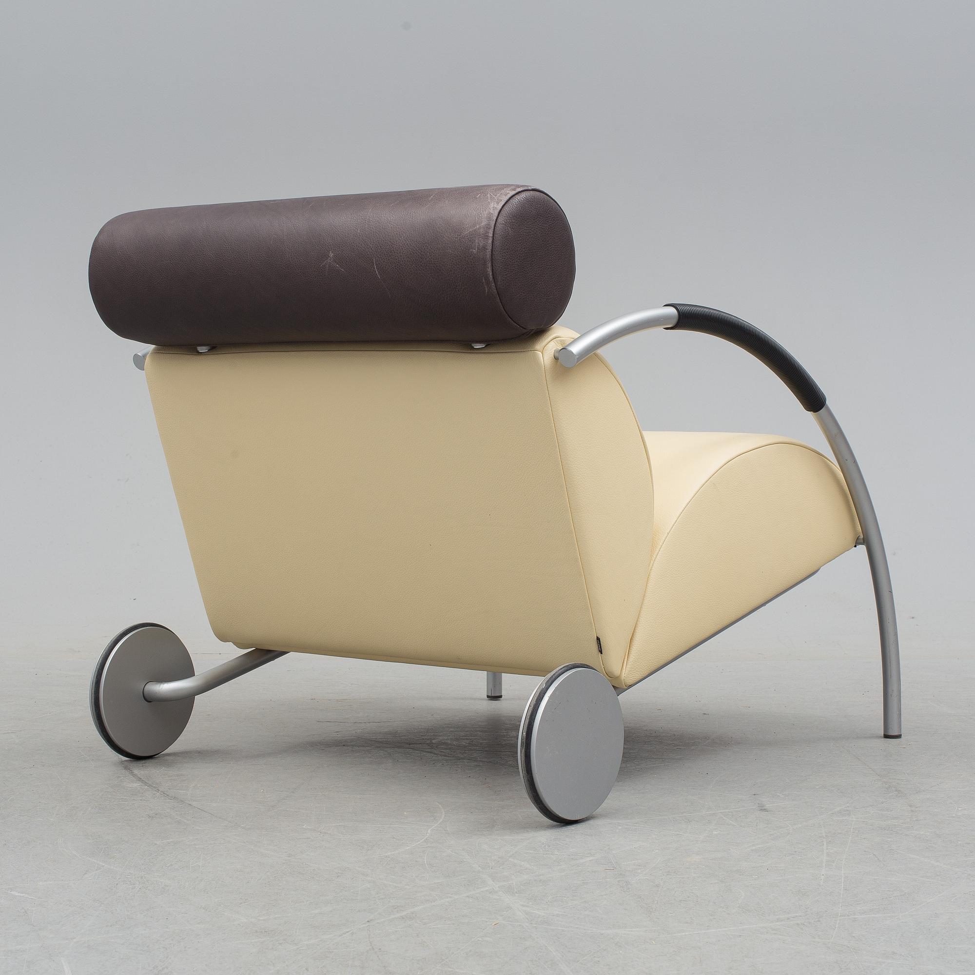 A 'Zyklus' easy chair by Peter Maly for COR, designed in 1983.