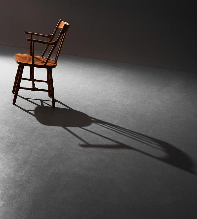 HANS J WEGNER, a "Windsor" chair for Mikael Lauersen, Denmark, 1940's.