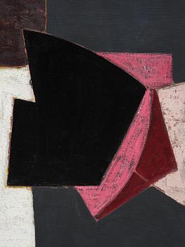 Adrian Heath, "Composition: Yellow, Black and Pink".