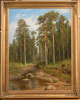 Simeon Fedorovich Fedorov, FOREST CREEK. ФЕДОРОВ, СЕМЕН ФЕДОРОВИЧ (1867-1910)
ЛЕСНАЯ РЕЧКА.