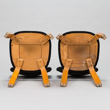 Alvar Aalto, stolar, 4 st, modell 62 för Aalto Design, Hedemora 1946-1956.