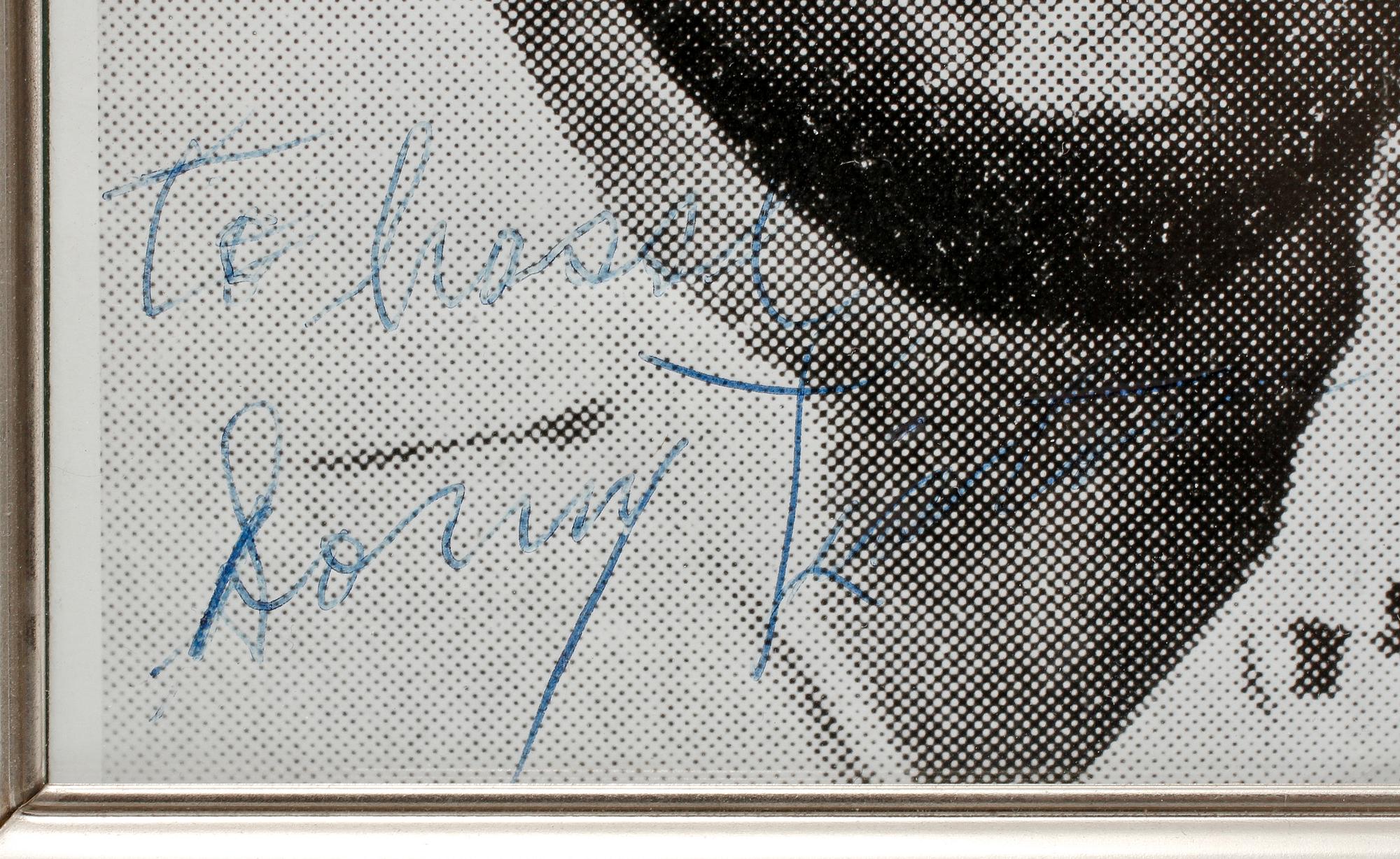 AUTOGRAFER, 2 st, Ingemar Johansson och Sonny Liston.